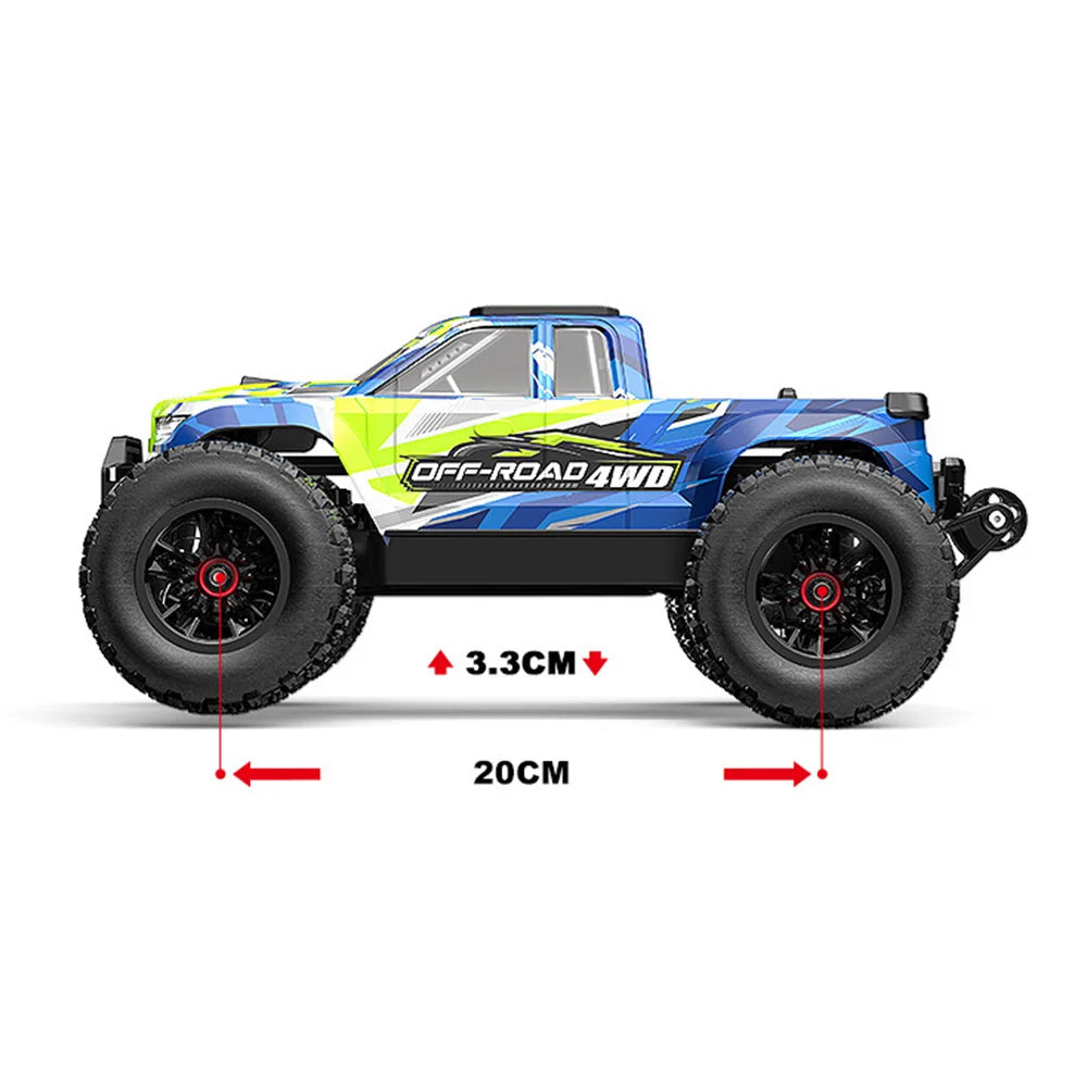 MJX Hyper Go 14208 RC Car 4WD Brushless Motor 45A ESC 6KG Servo 41-53KM/H Off-road Monster Truck 2.4GHz 120M Control Distance