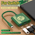 3 In 1 USB C HUB Type C to HDMI 4K with PD 100W Fast Charging USB 3.0 Docking Station for Switch MacBook Laptop Computer Phone
