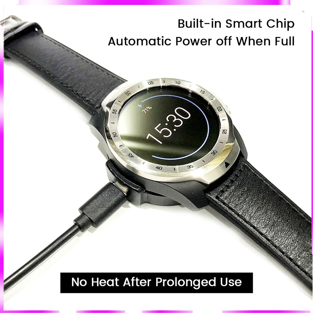 N98R Smart Watch Charger For Ticwatch Pro Usb Data And Dock Charge Dock Cable Bluetooth Watch Charger With 1M Magnetic Suction C