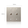 2 Gang Stainless Steel Panel American Standard 110V Customized Electric Wall Toggle 3Way CE Switch Dimmer