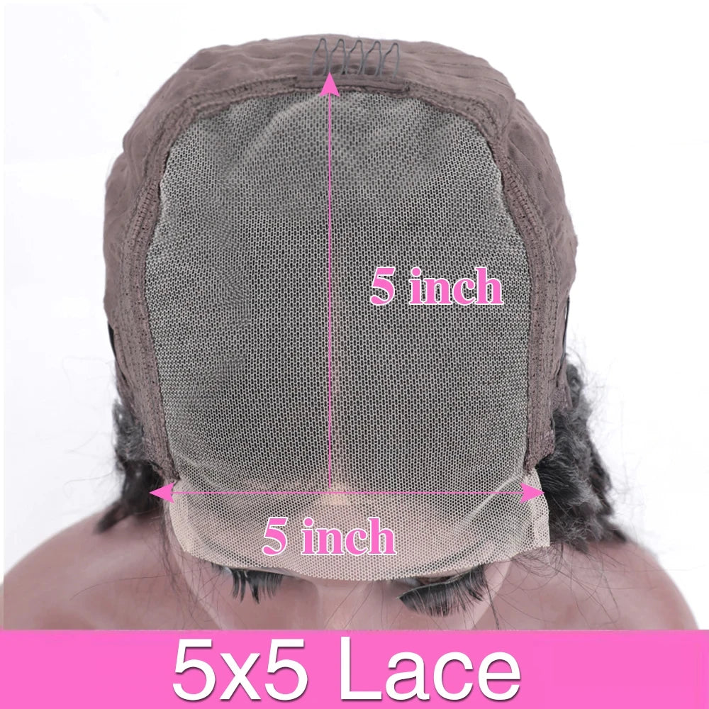 38 40Inch Deep Wave 13x6 Hd Lace Frontal Wig Curly Water Wave Human Hair 5x5 Lace Front Brazilian Wigs For Women Preplucked